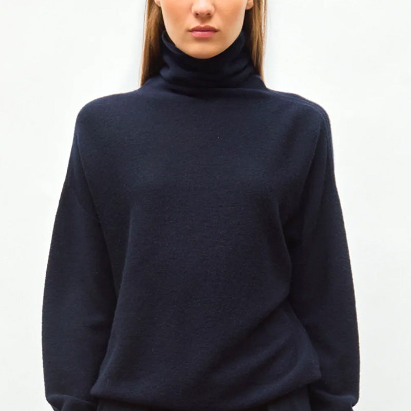Fine Mesh High Neck Top