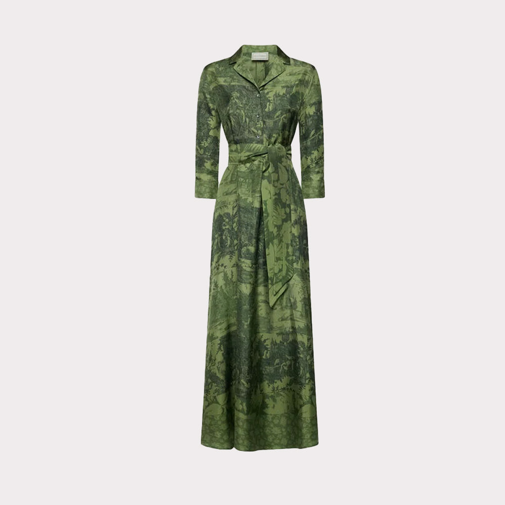 Pierre-Louis Mascia ALOE dress silk | ALOEGUM Shirt Dress Silk | Mostert & van Leeuwen | 516037 | 01933403