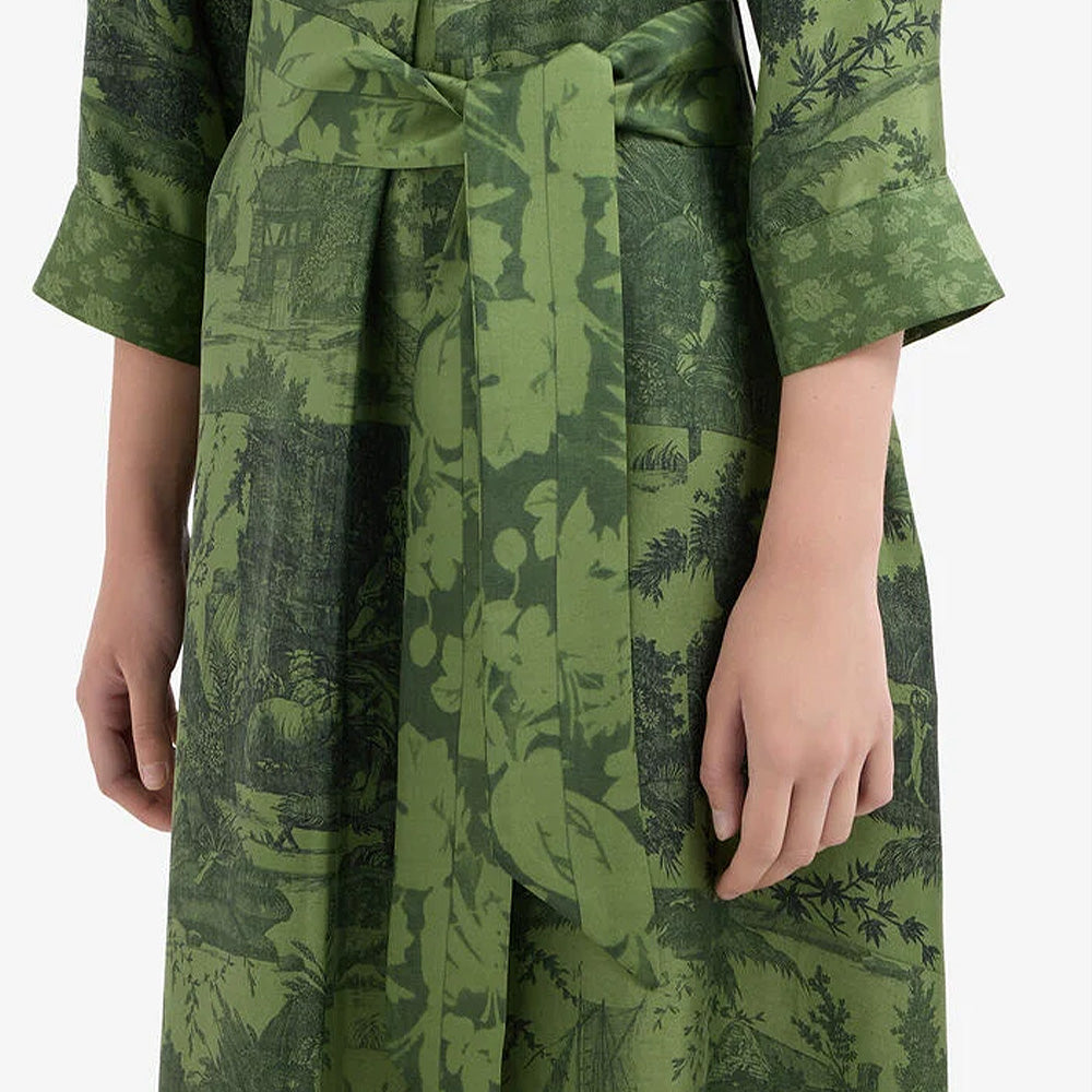 Pierre-Louis Mascia ALOE dress silk | ALOEGUM Shirt Dress Silk | Mostert & van Leeuwen | 516037 | 01933403