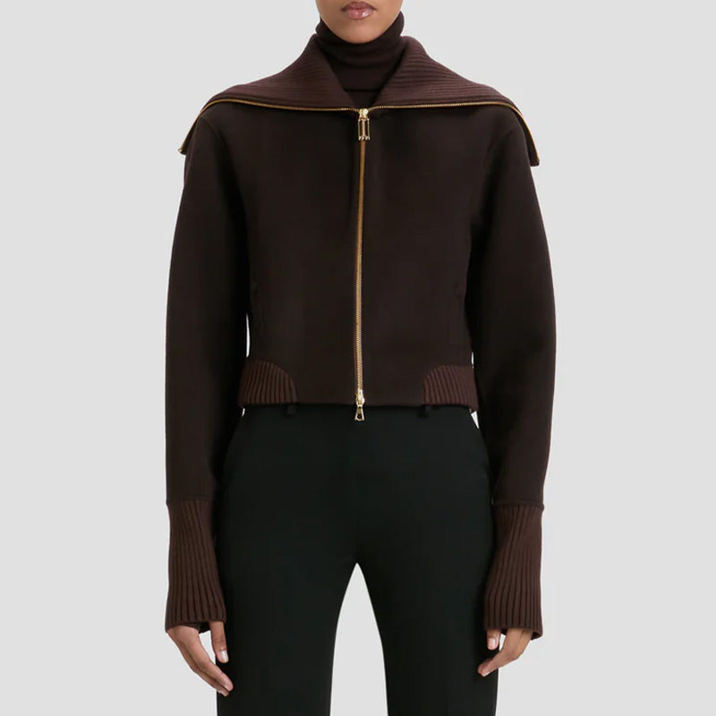 Double Faced Bomber Jacket