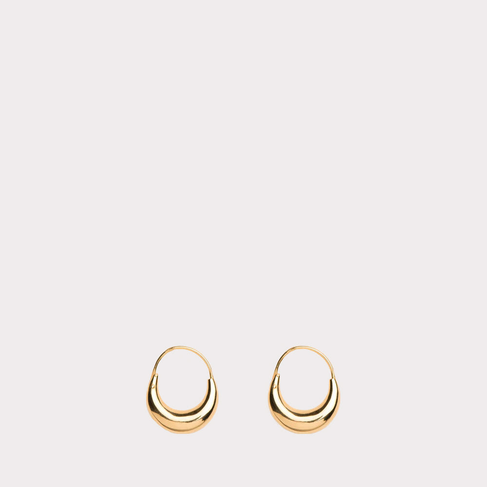 Medium Hoop 18kt Gold Earring