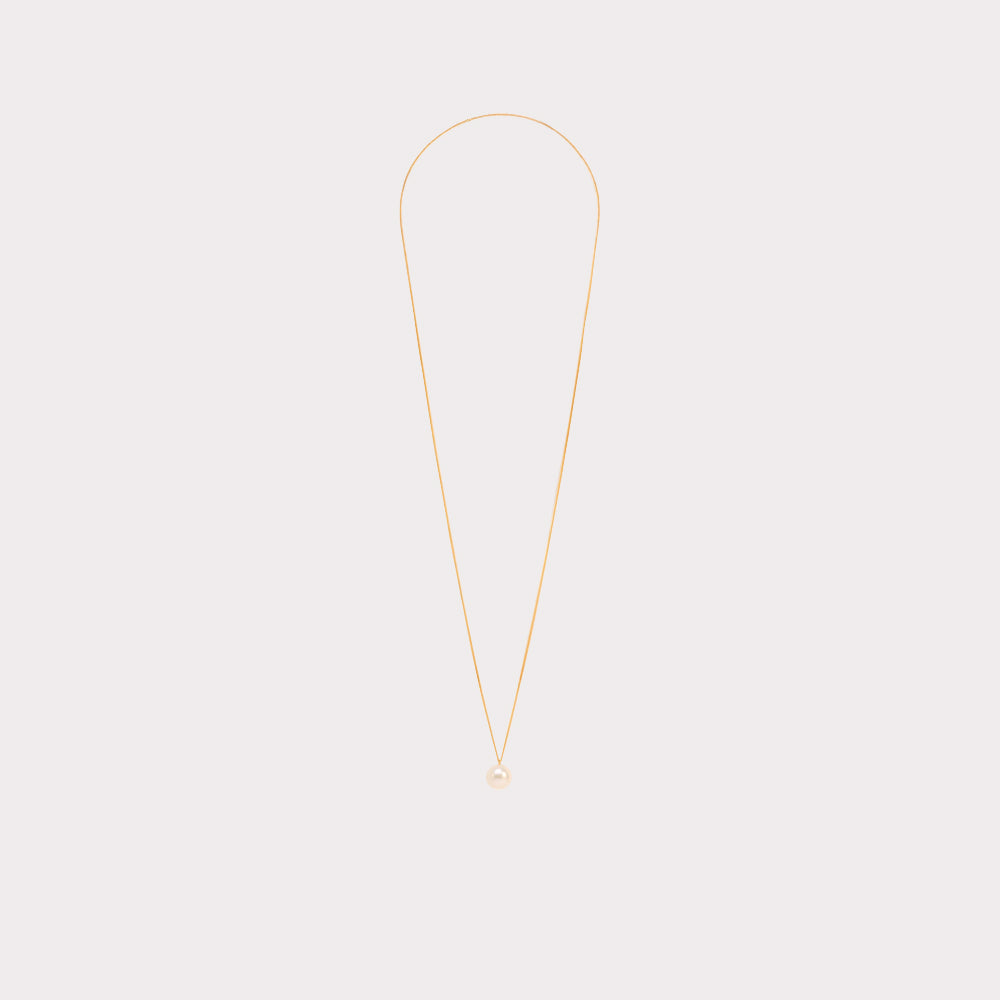 18kt Yellow Gold Necklace With Large Freshwater Pearl
