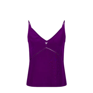 Top Purple Silk