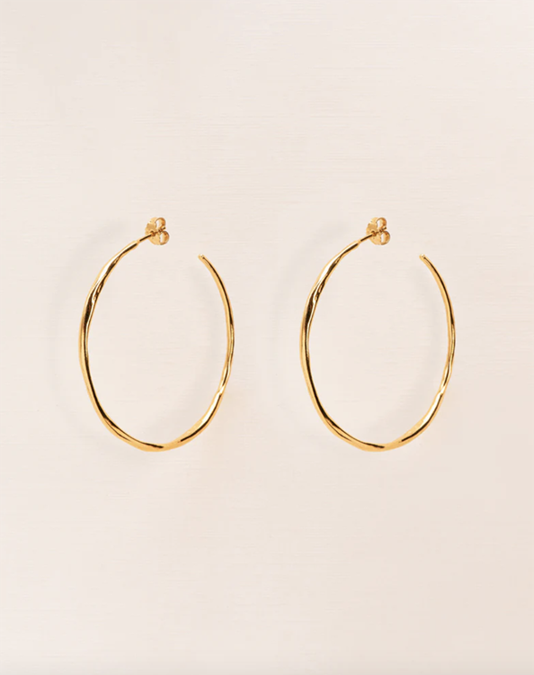 Organic Hoop Earrings