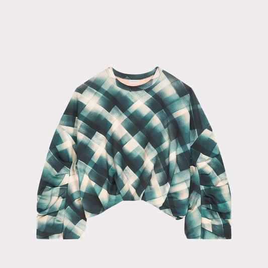 Draped Sweatshirt