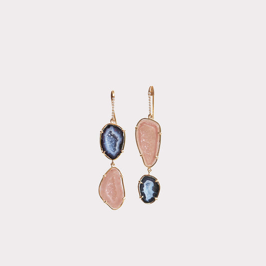 Olivina Earrings Rose & Jeans