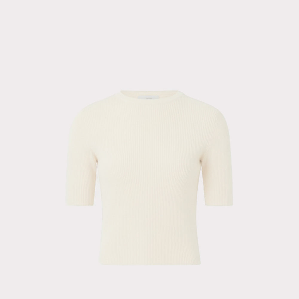 Fine Top With Elbow-Length Sleeves