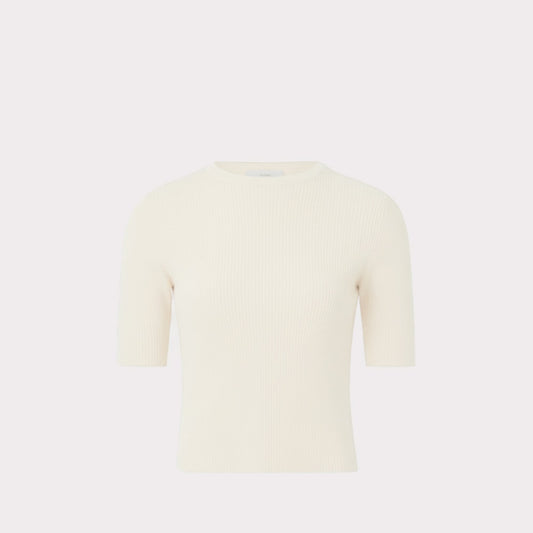 Fine Top With Elbow-Length Sleeves