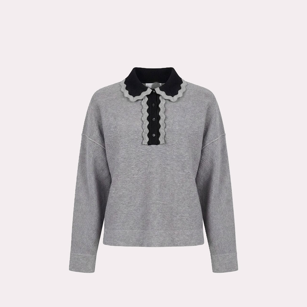 Scalopped Sweater