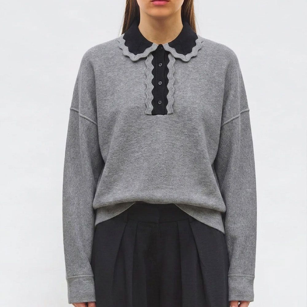 Scalopped Sweater