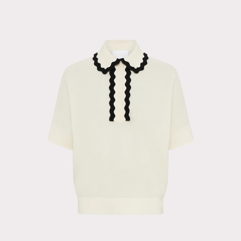 Wide Knit Top