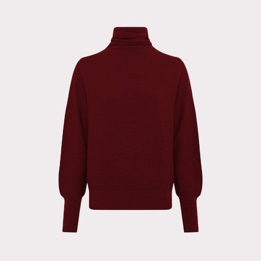 Fine Mesh High Neck Top