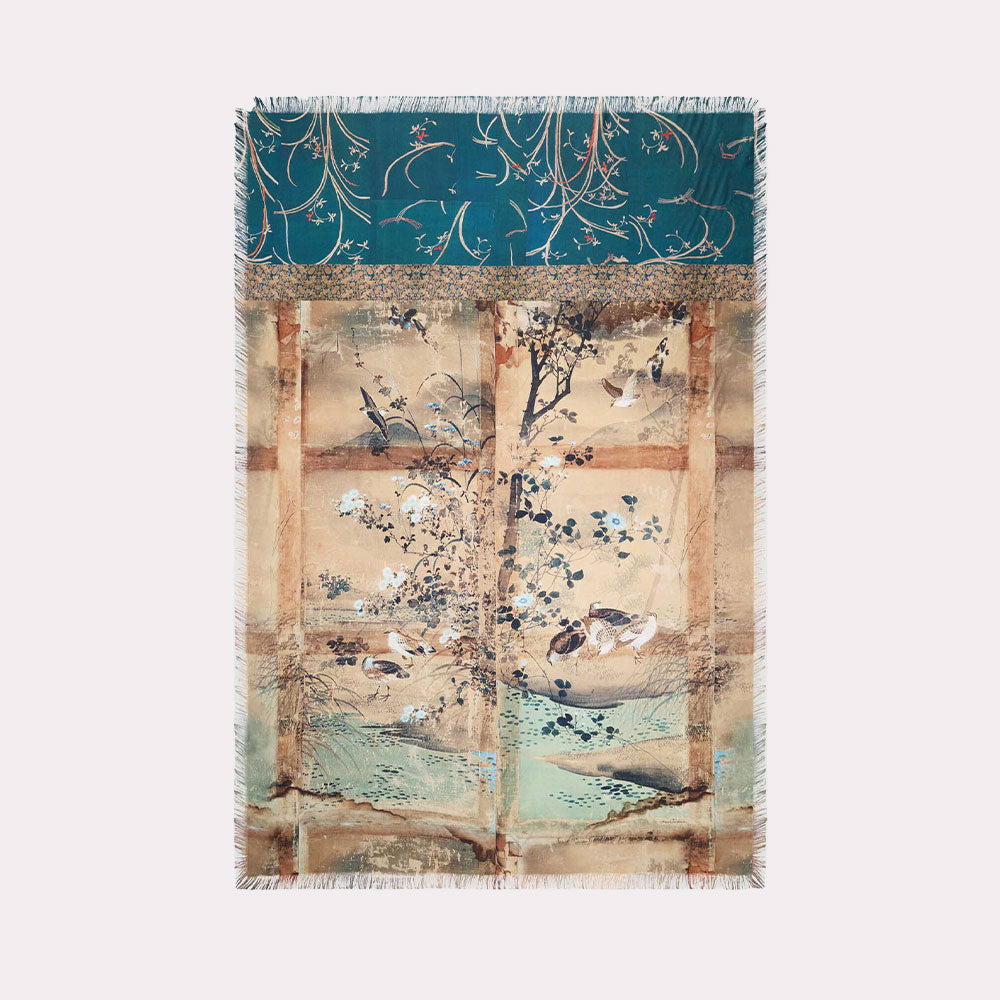 ALOEUW Shawl Scarf Silk