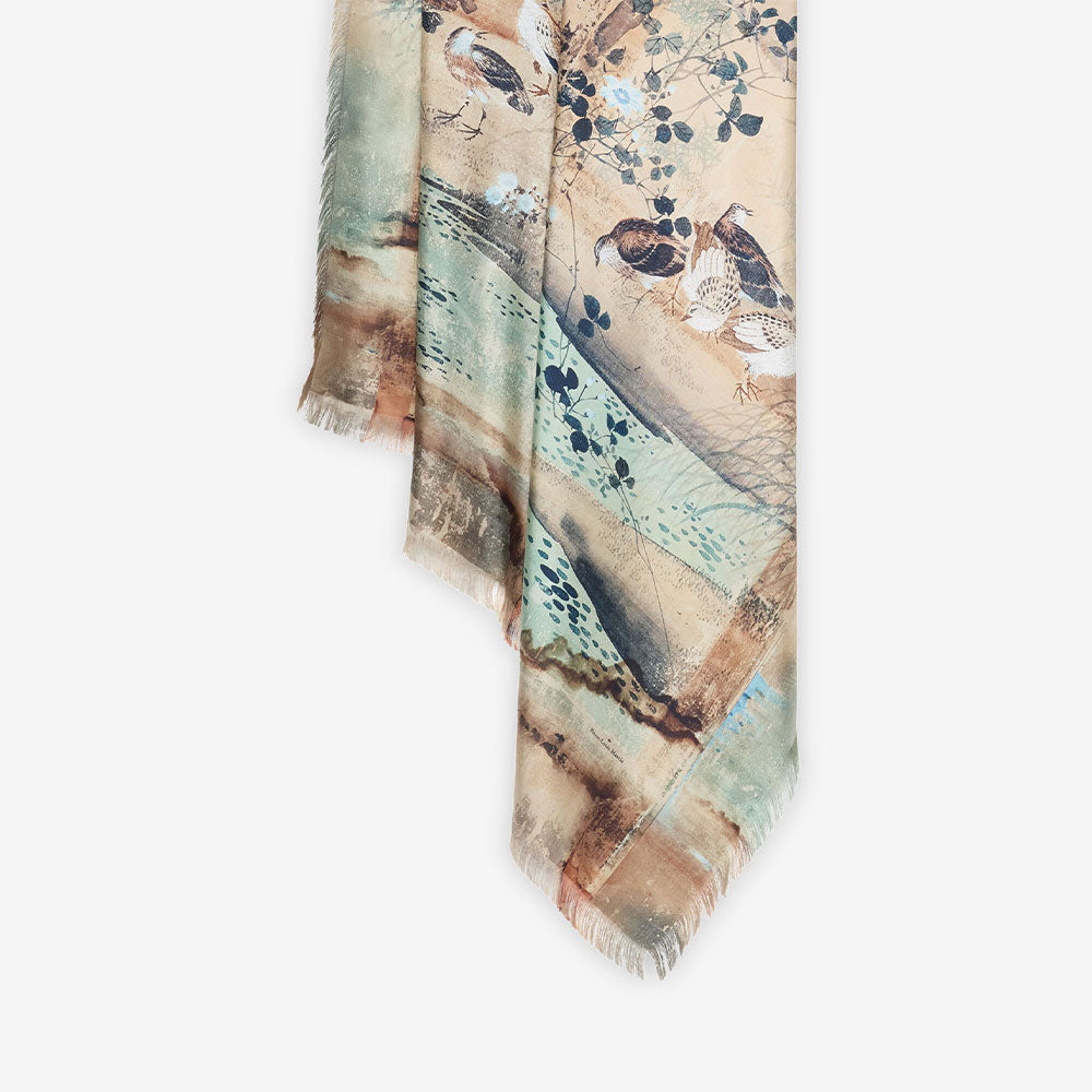 ALOEUW Shawl Scarf Silk