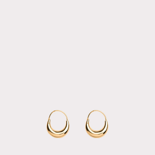 Medium Hoop 18kt Gold Earring