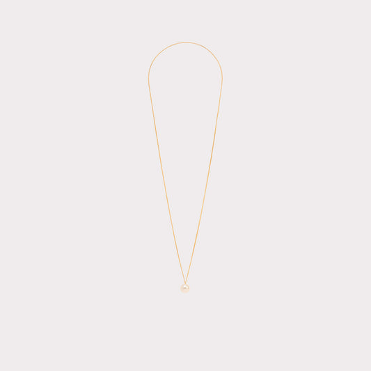 18kt Yellow Gold Necklace With Large Freshwater Pearl