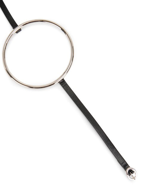 Dries van Noten Fine Belt with Large Ring