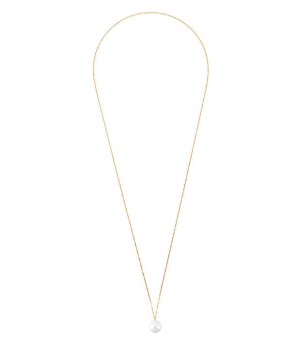 18kt Yellow Gold Necklace With Large Freshwater Pearl