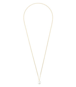 18kt Yellow Gold Necklace With Large Freshwater Pearl