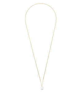 18kt Yellow Gold Necklace With Large Freshwater Pearl