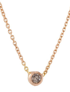 18kt Yellow Gold Necklace With Diamond
