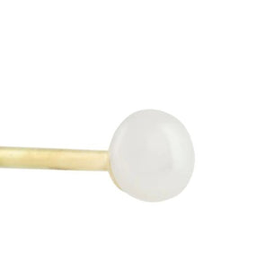 18kt Gold Stud Earrings With Freshwater Pearl