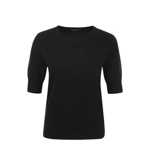 Repeat Short Sleeved Cashmere Pull