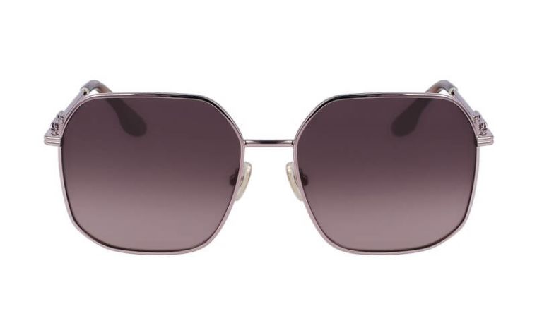 Dark Brown Chain Frame Sunglasses